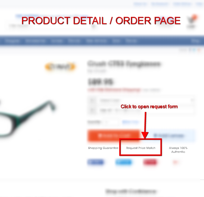 How to submit a price match